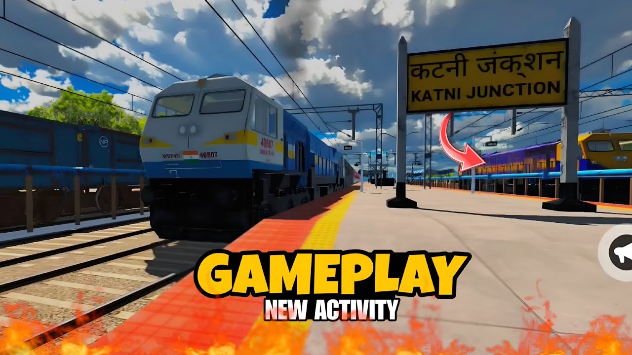 New Activity Gameplay with Pawan express! | Rail sim world | Train side