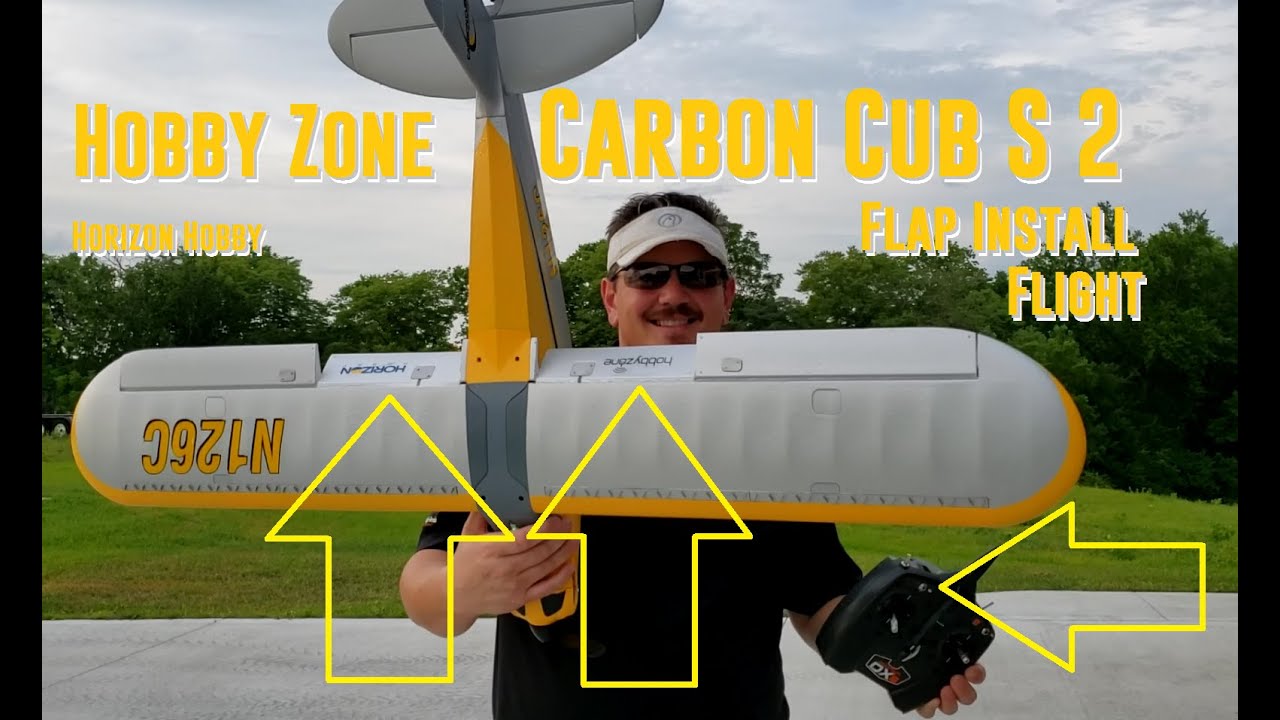 HobbyZone - Carbon Cub S 2 - 1.3m - Flap Install & Flight