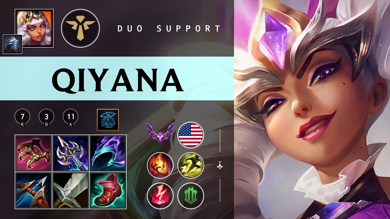 Qiyana Support vs Senna - NA Master Patch 26.03