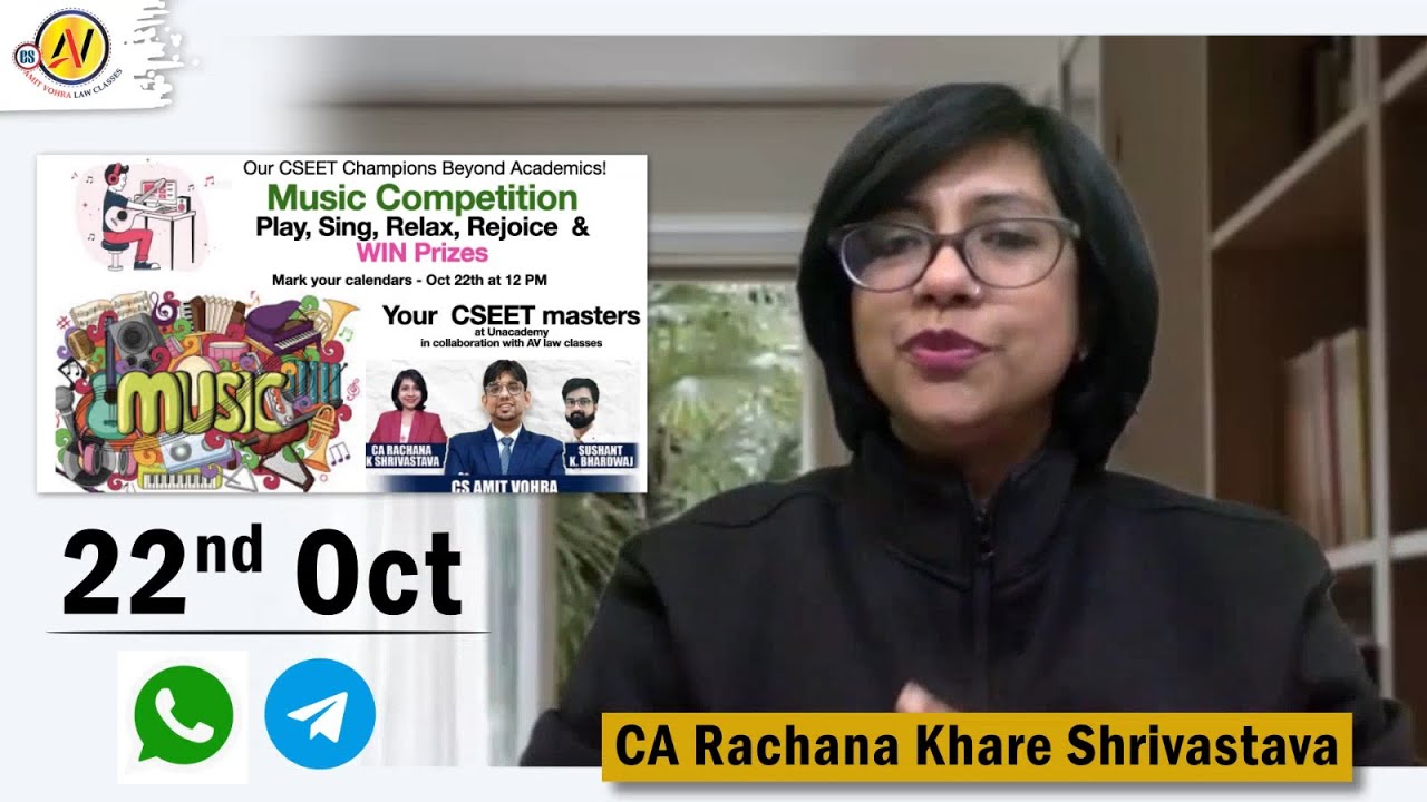Tarang | Diwali Fest | Music Competition | CA Rachana Khare Shrivastava