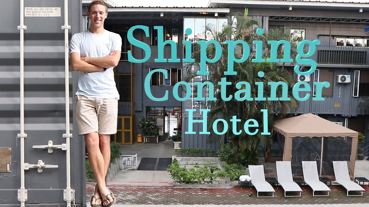 NOT your average hotel... Staying in a SHIPPING CONTAINER!! &mdash; Philippines