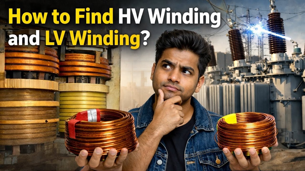 How to Find HV & LV Winding in Transformer | HV LV Coil Identify Easily