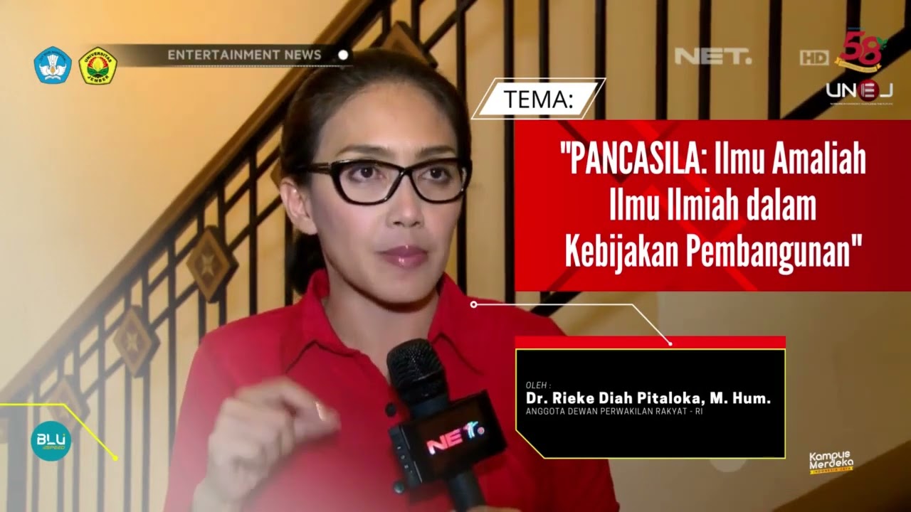 INFO KULIAH UMUM | Dr. Rieke Diah Pitaloka, M.Hum. | Artis | Anggota DPR-RI