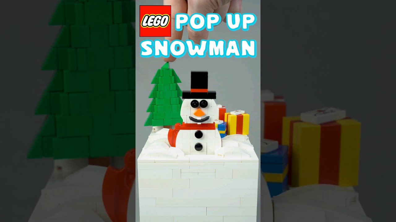 LEGO Popup Snowman #shorts #lego #christmas