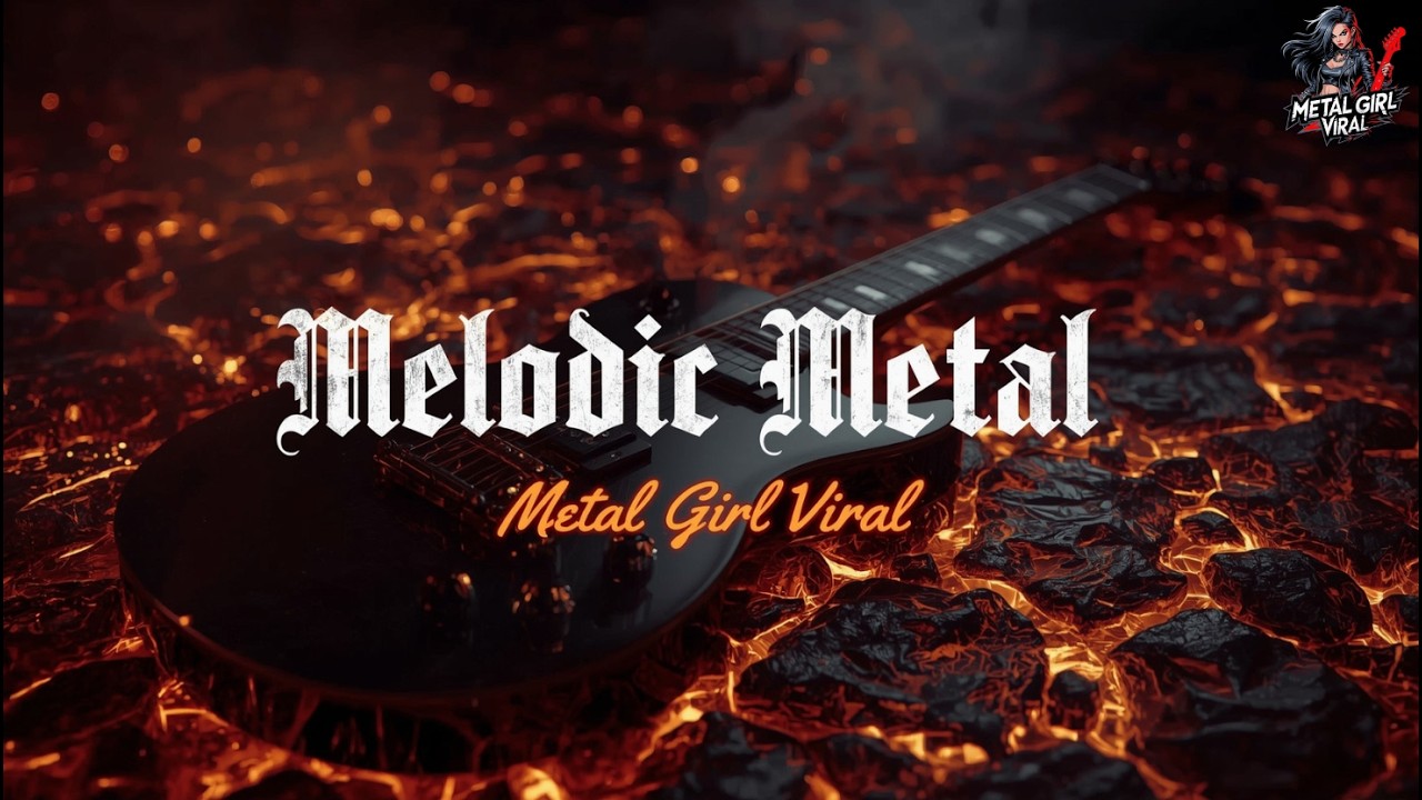 🔥 Heavy Metal Guitar Bliss | Soothing Melodies for Mindful Relaxation | Metal Girl Viral