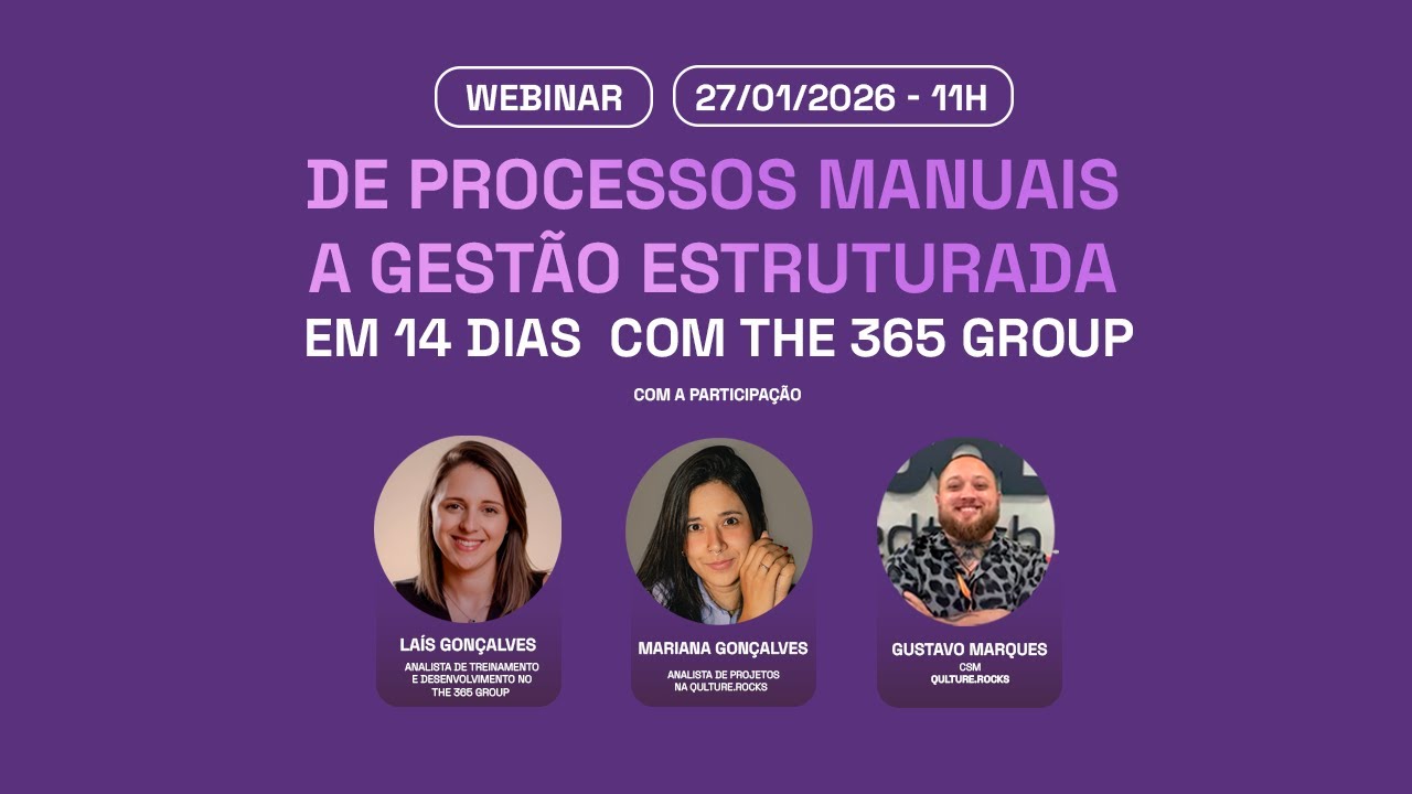 De processos manuais a gestão estruturada em 14 dias — com The 365 Group