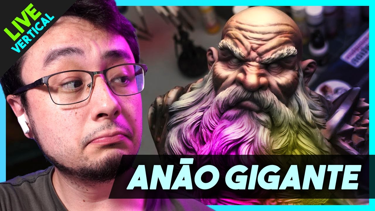 Customização: ANÃO GIGANTE - Impressão 3d + Aerógrafo: Parte 2