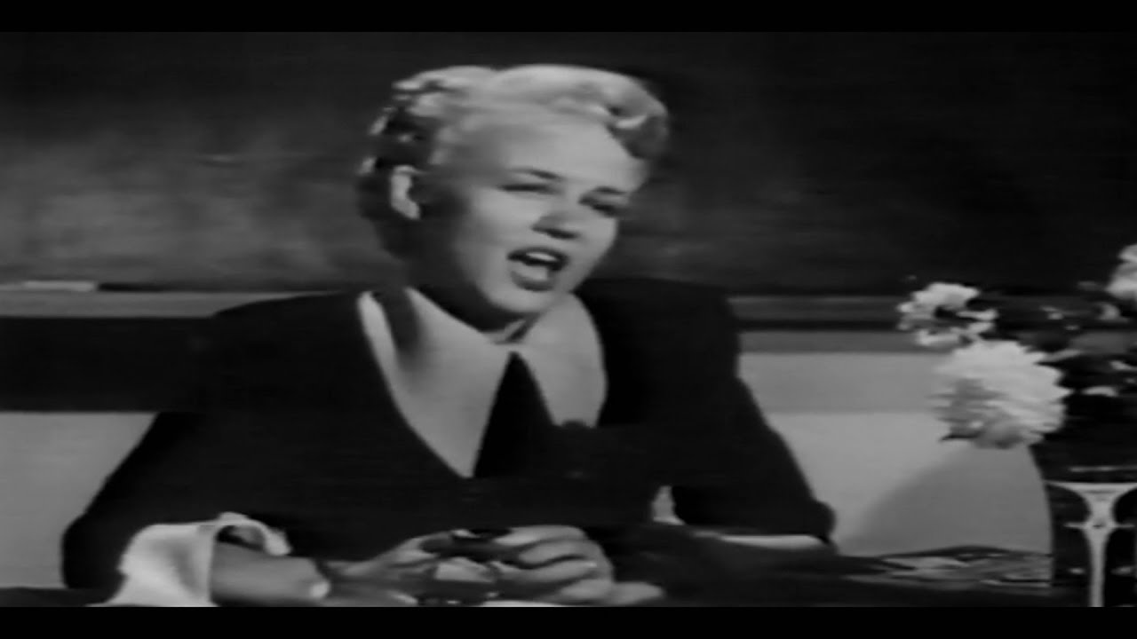 Peggy Lee - I Don't Know Enough About You