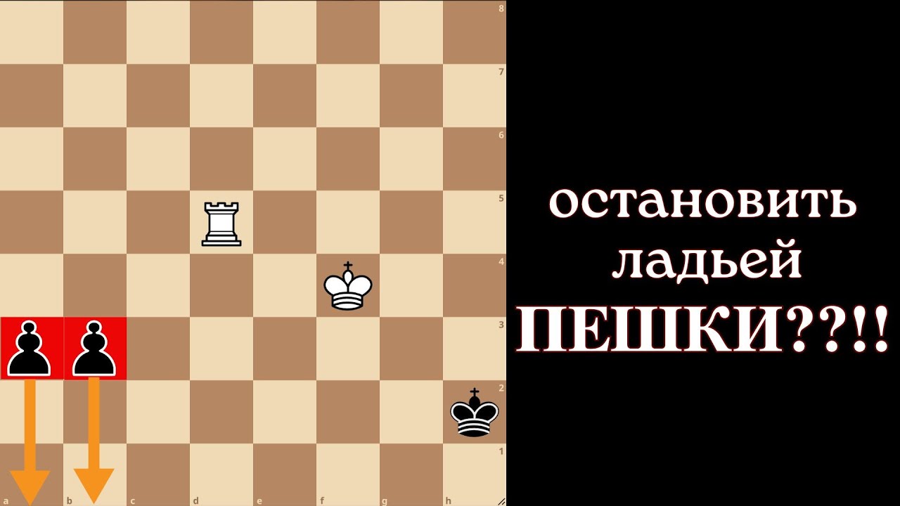 Как ладья может остановить две пешки? Шахматная загадка для настоящих гениев!
