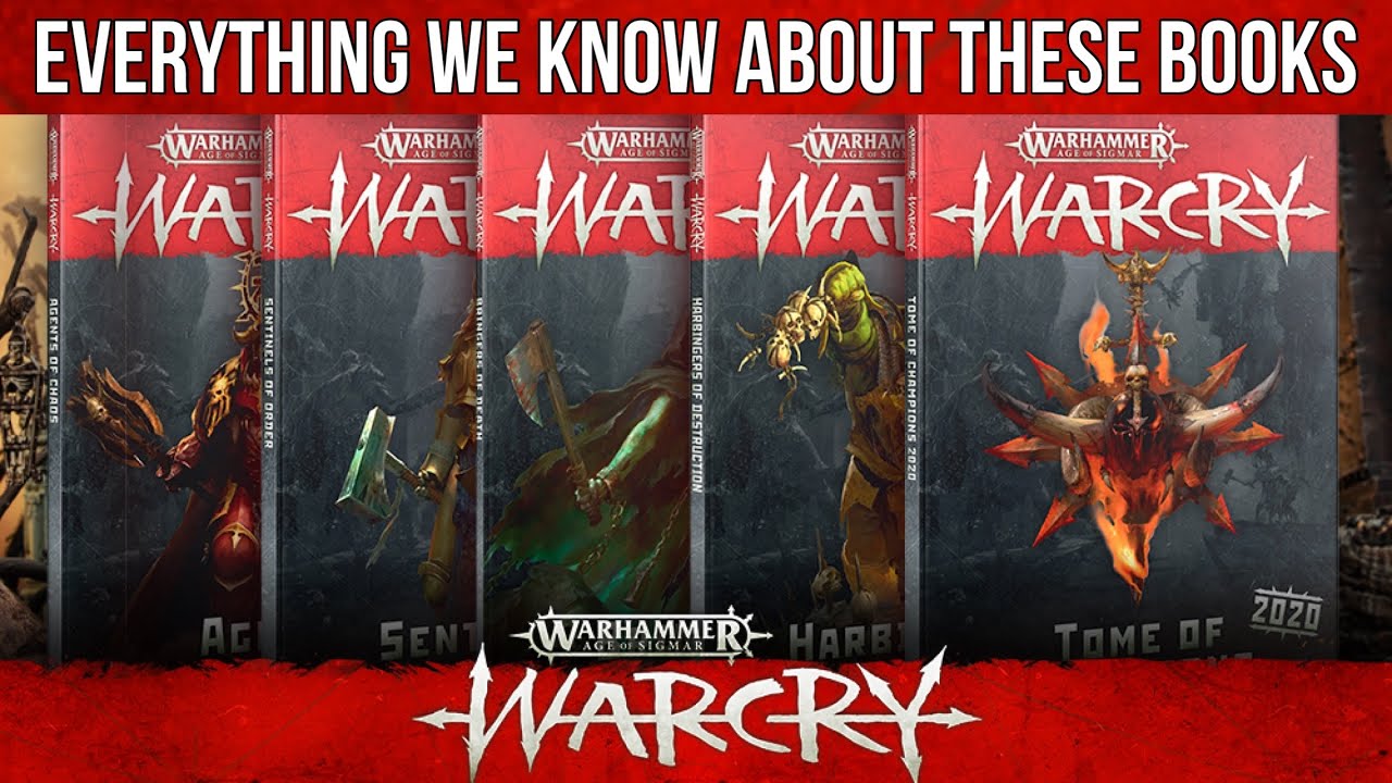 Everything we know about the Warcry Grand Alliance books & the Tome of Champions 2020