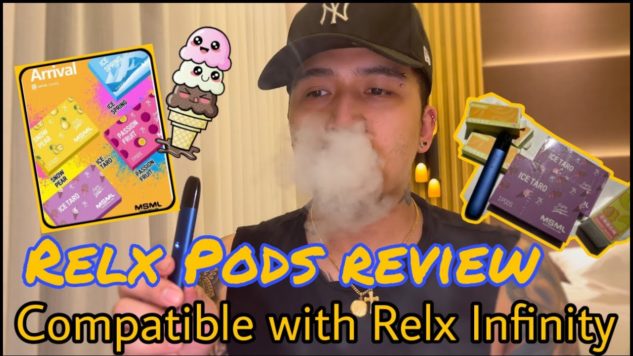 RELX PODS FLAVOURS REVIEW  3.5% Nicotine #relxpodsreview #relxinfinitypods
