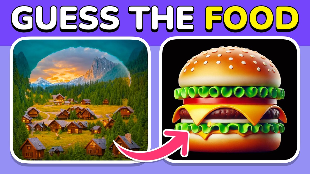 Guess the Hidden Fast Food by ILLUSION 🍔🥤🍟 Easy, Medium, Hard levels