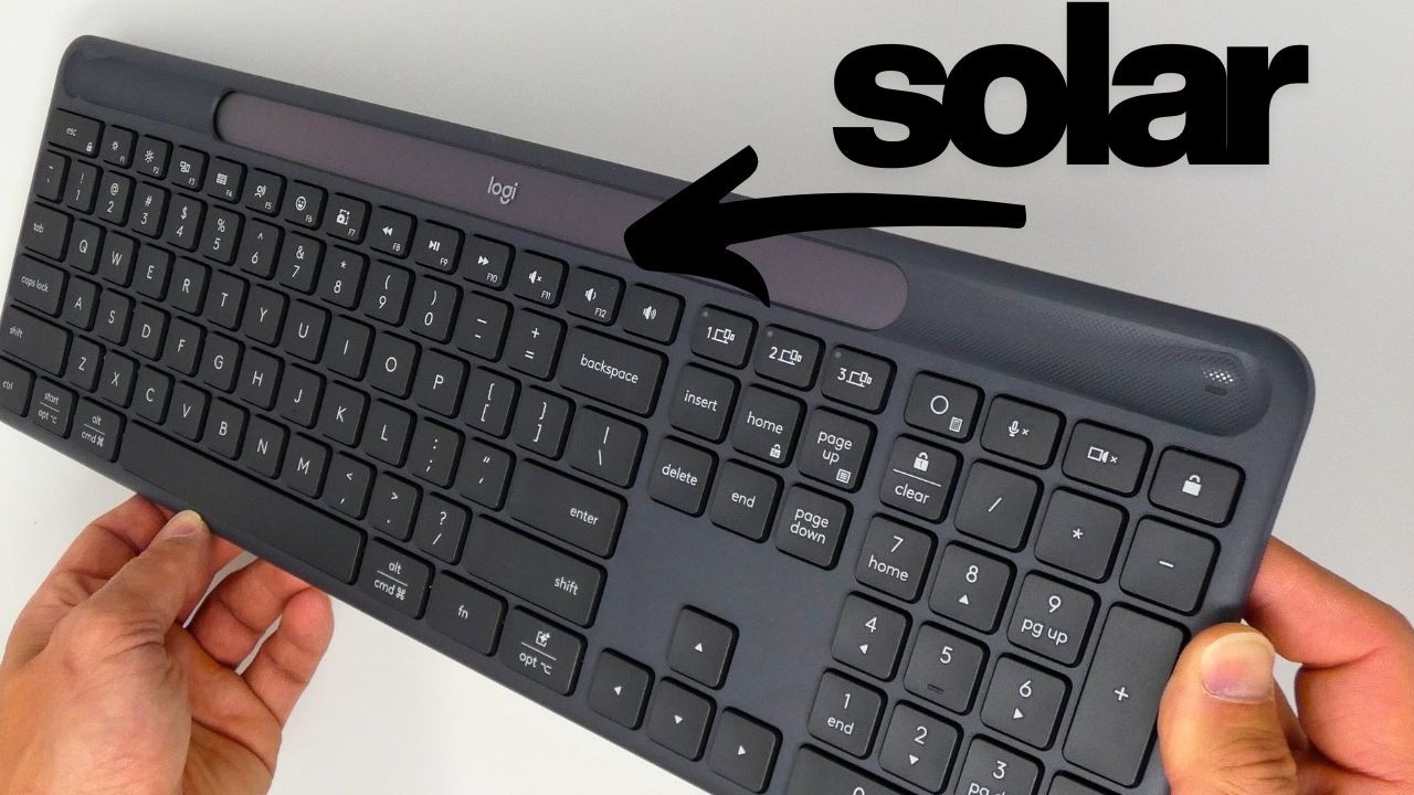 Клавиатура Logitech Solar Keyboard меняет правила игры — больше никакой зарядки! Signature Slim S...