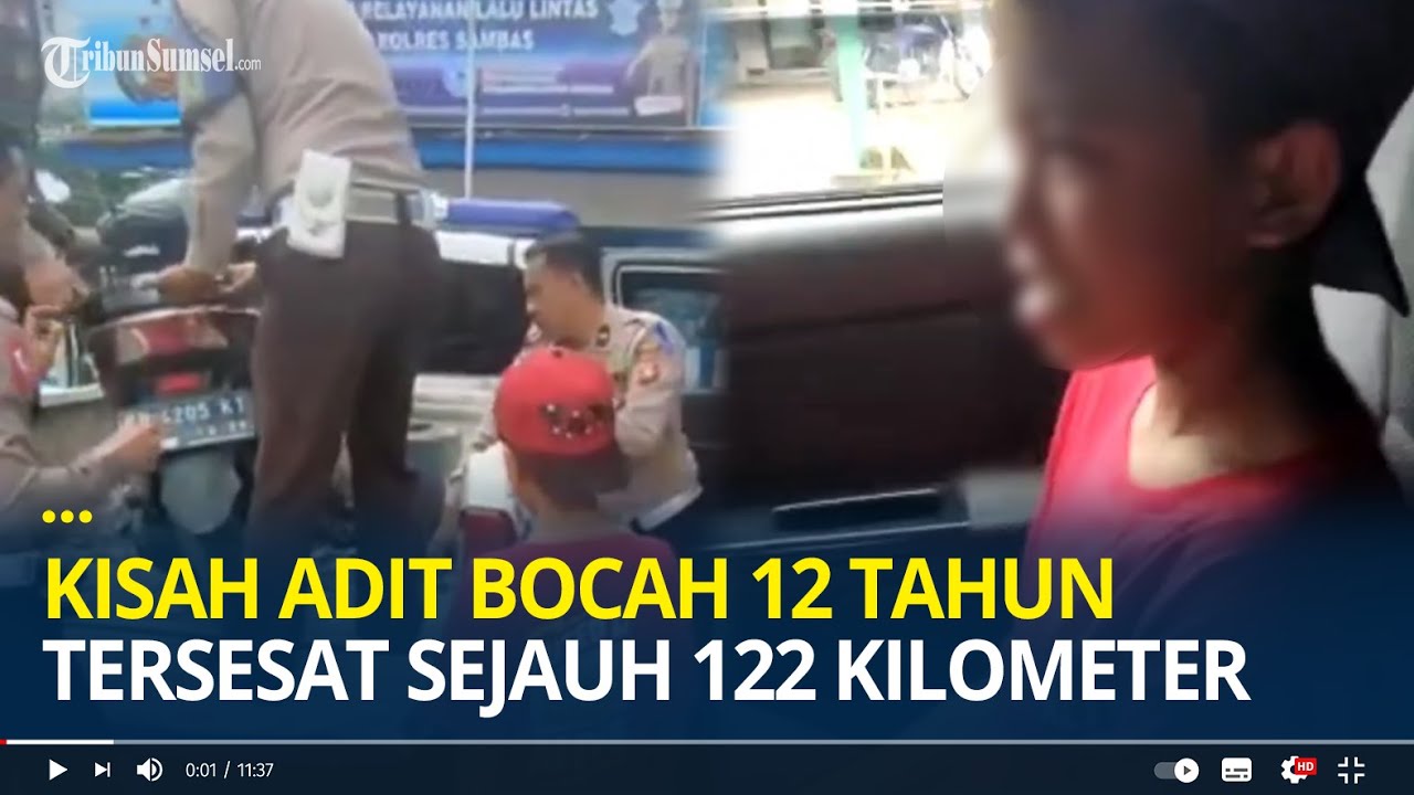 Bocah 12 Tahun Ditilang Polisi, Ternyata Tersesat Sejauh 122 Kilometer Saat Bantu Belanja