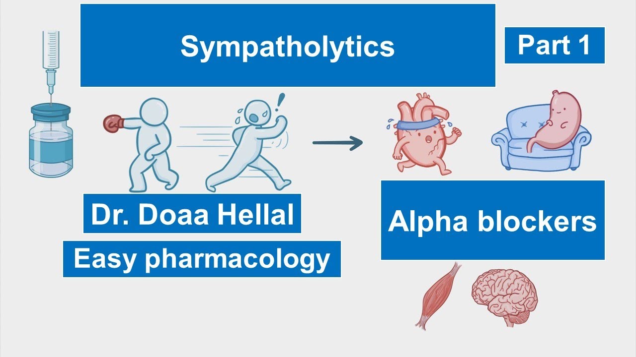 Sympatholytics (alpha blockers) part 1