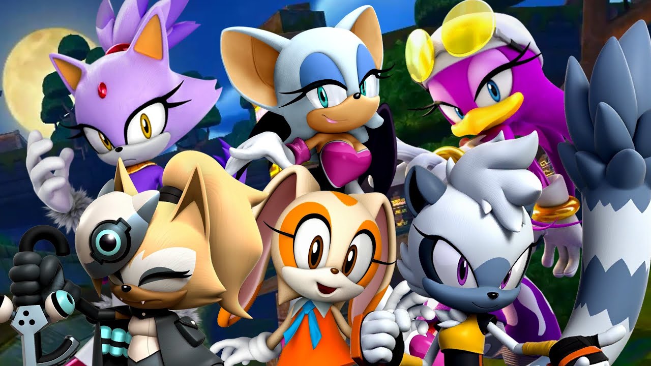 Sonic Forces Speed Battle - ALL GIRLS [RARE] (HD Widescreen)
