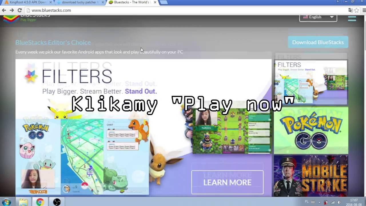 Jak zainstalować Pokemon Go na komputer (Bluestacks)
