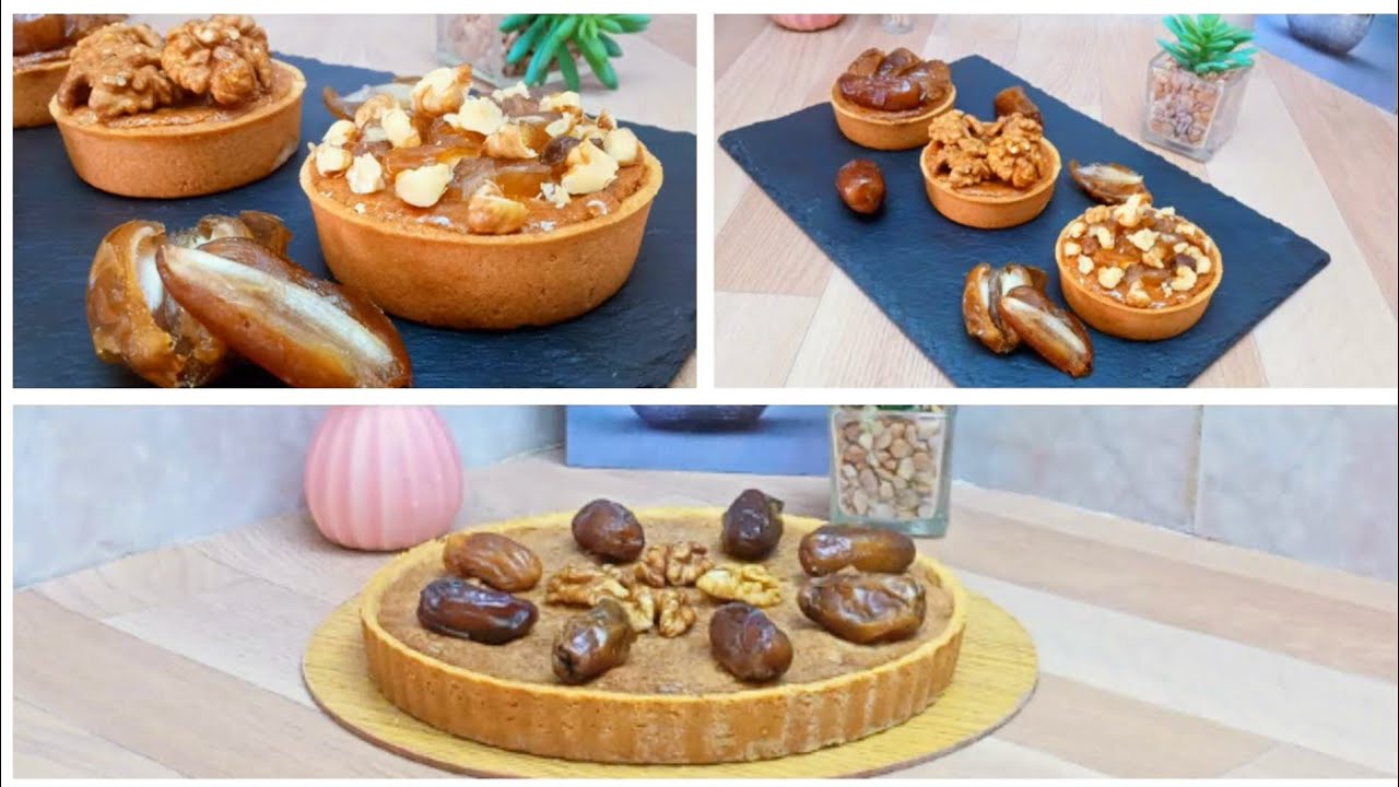 تارت التمر وصفة فندق جزائري 5نجوم😲 🤤❤️tarte aux dattes