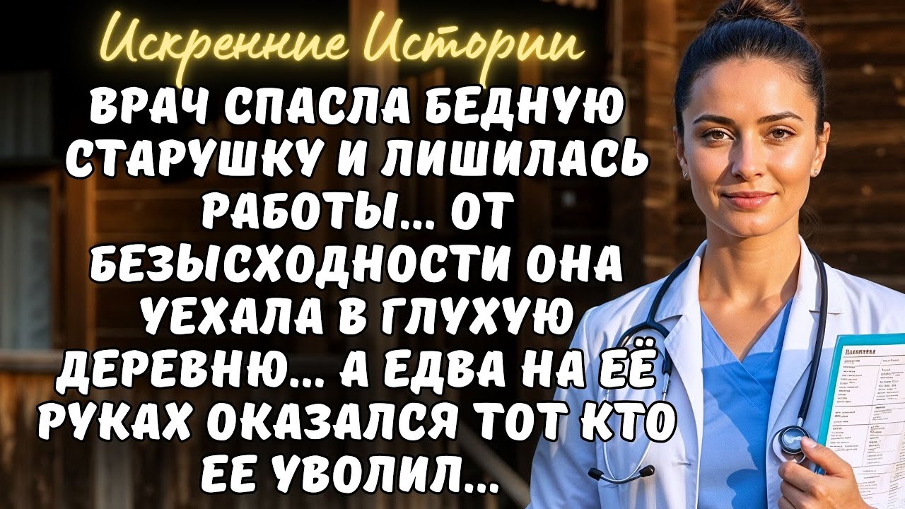 ВРАЧ спасла БЕДНУЮ старушку и лишилась работы... От безысходности она уехала в глухую ДЕРЕВНЮ...