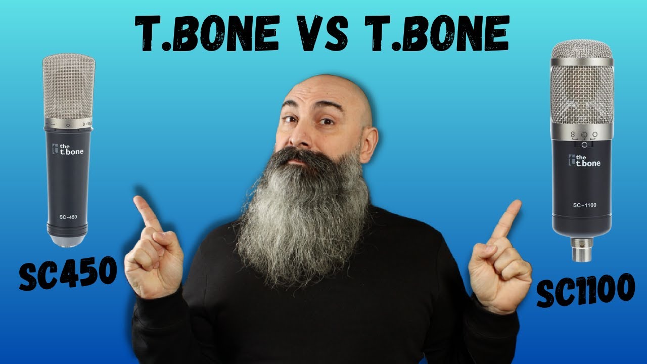 T.Bone SC1100 VS T.Bone SC450: test audio e review