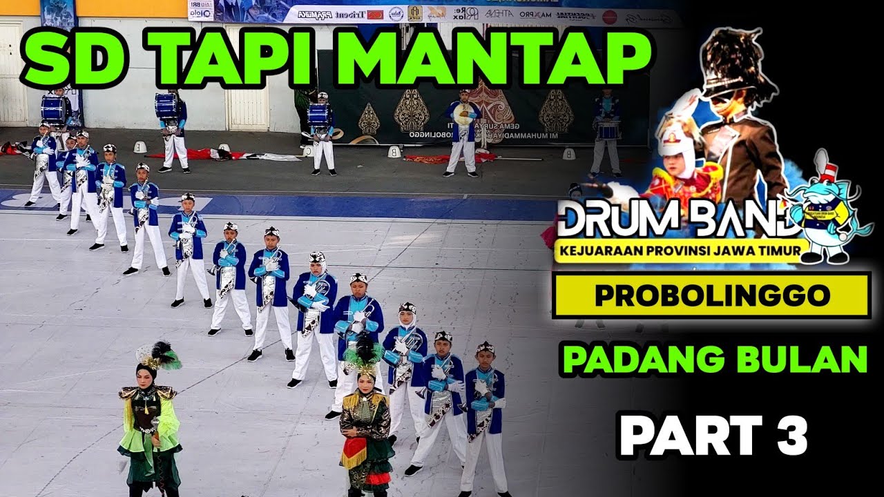 PADANG BULAN Marching Band Version - Drum Band KEJURPROV 2024 JATIM