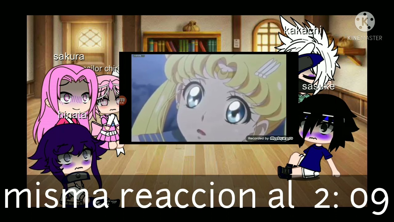 equipo 7 + hinata reaccionan el futuro de naruto ( naruto es sailor Saturno) y una invitada (final )