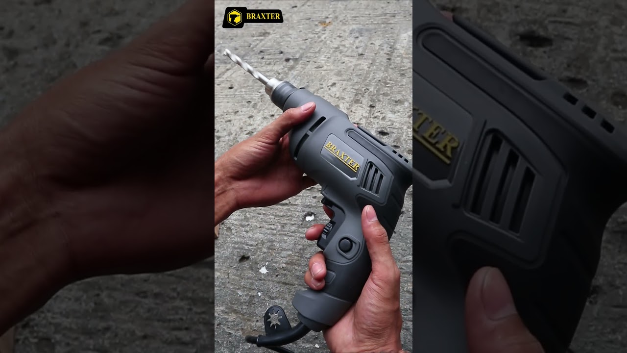 ELECTRIC DRILL 10MM BT60-5010 BRAXTER #powertools #woodworking