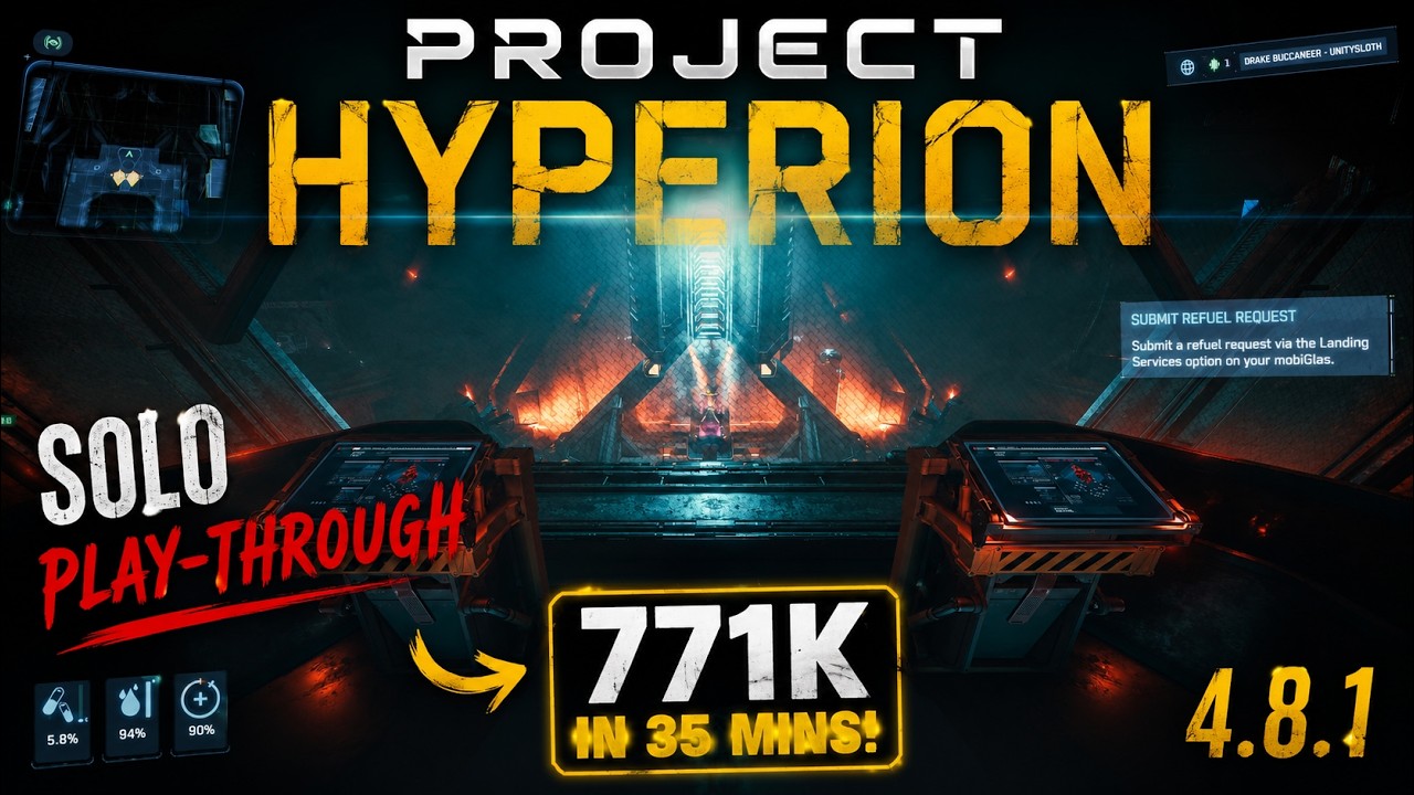 Project Hyperion SOLO Guide: 771k aUEC in 35 Minutes! | Star Citizen 4.8.1