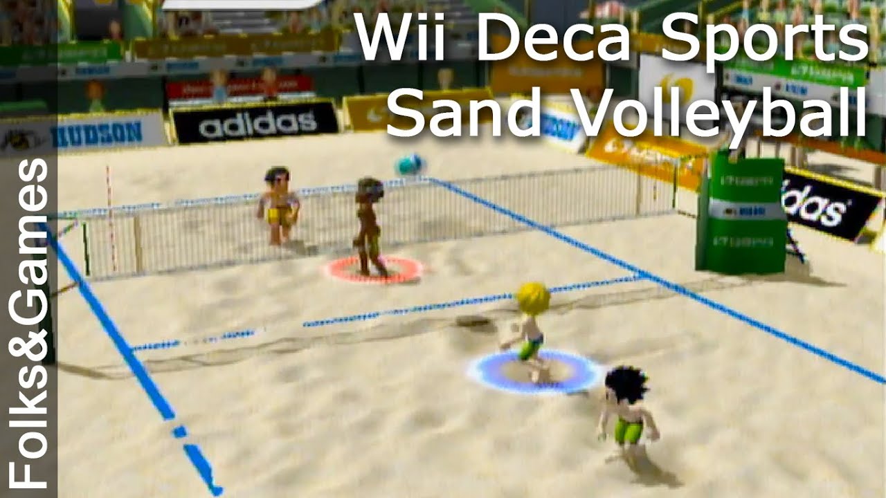 Wii Deca Sports - Sand Volleyball - Folks& Games