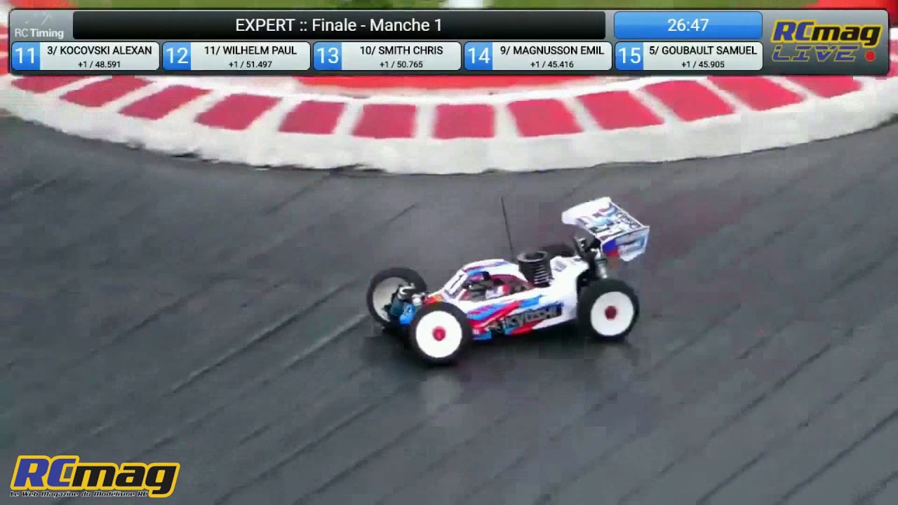 Finale Expert live des Masters Kyosho RC94 2018
