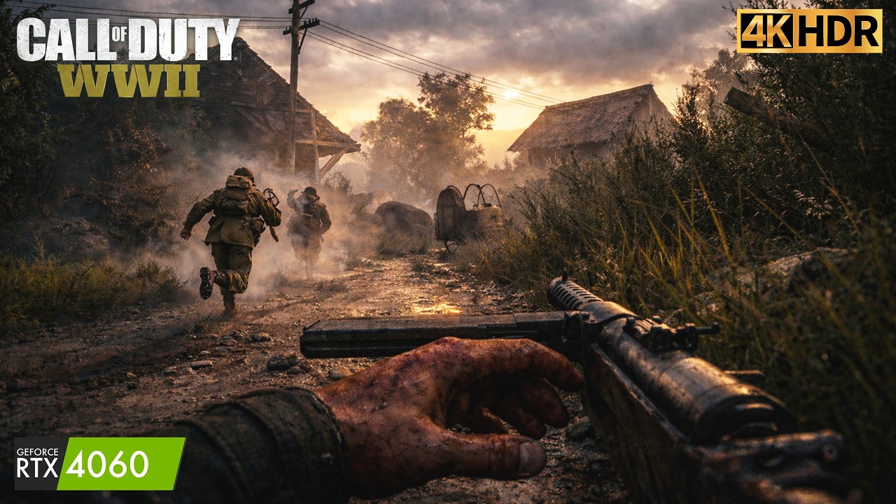 CALL OF DUTY WW2 Gameplay - D - DAY (part 1) | PC 4K 60FPS
