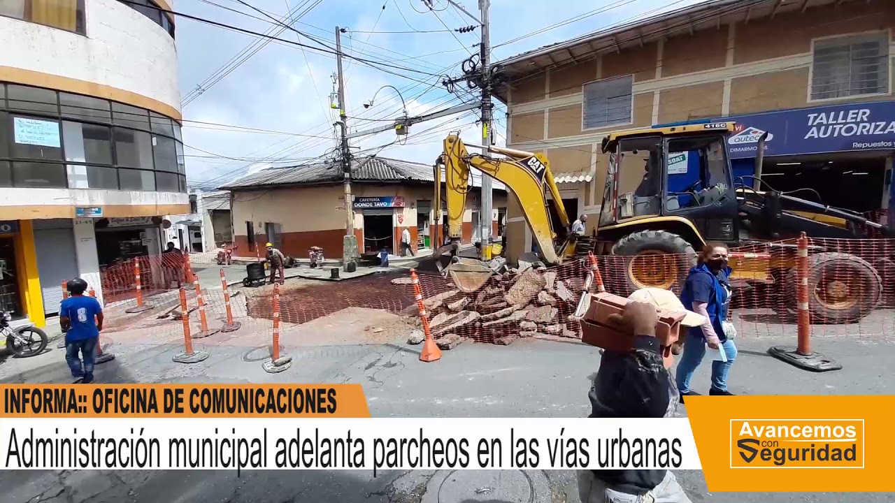 Alcaldía #AvancemosConSeguridad  realiza parcheo en las vías del municipio
