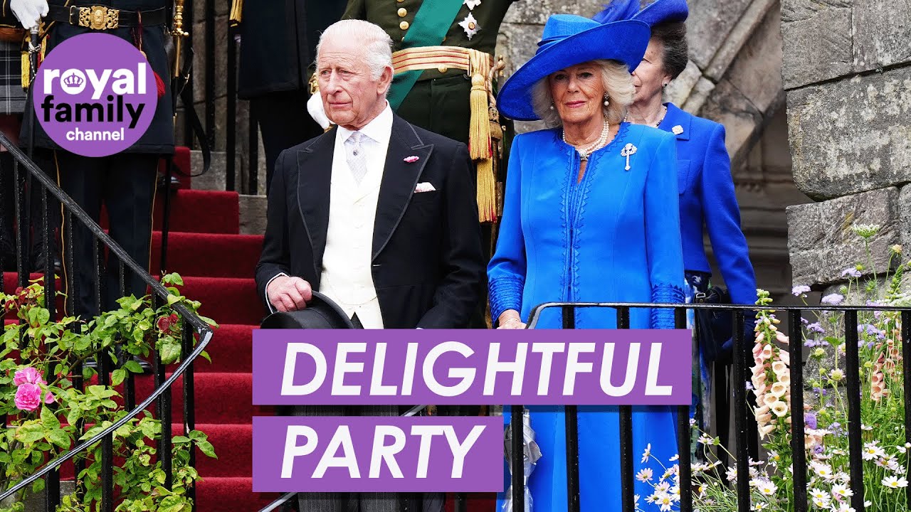 King and Queen Host Garden Party in Holyrood Palace