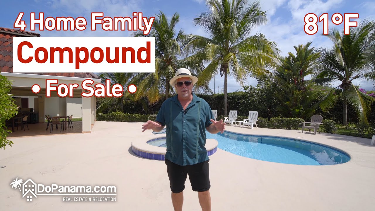 4 Home Family Compound For Sale, Santa Clara, Panama