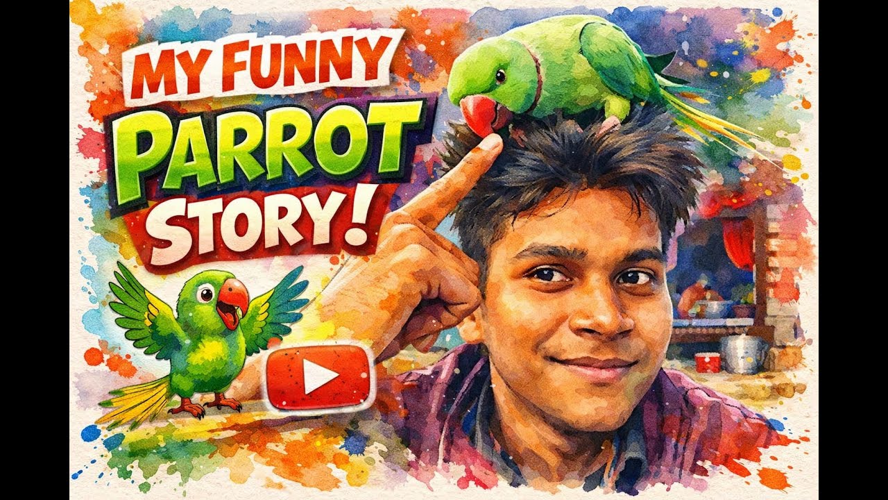 How a Free Flying Parrot becomes my Family member |