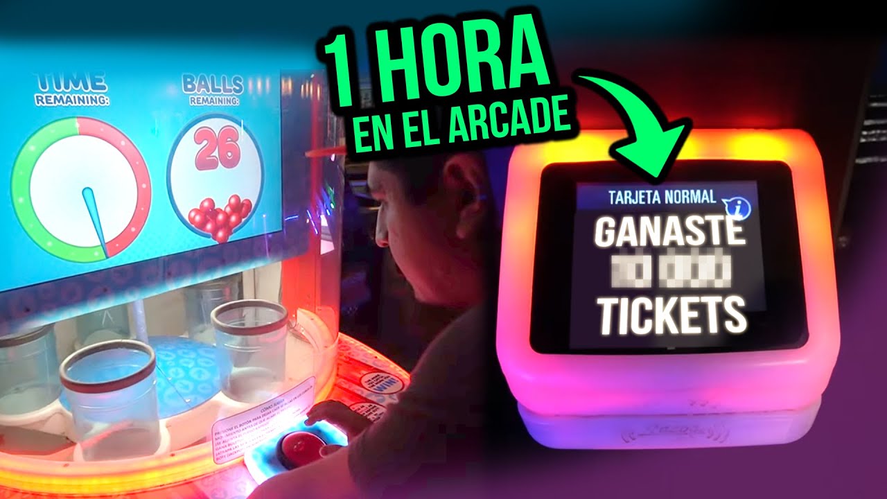 Cuántos TICKETS podemos ganar en 1 HORA en el ARCADE