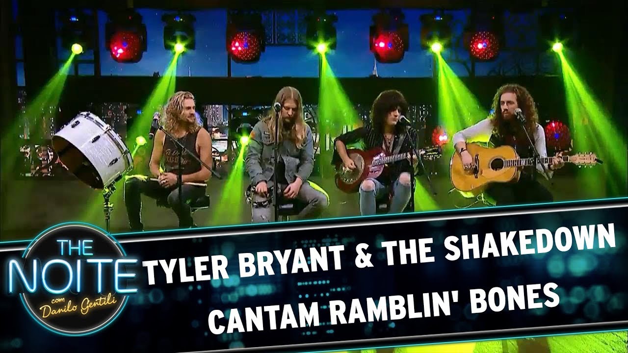 Tyler bryant & the shakedown cantam Ramblin' Bones| The Noite (06/10/17)
