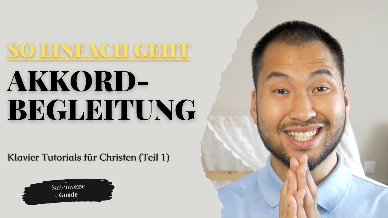 Christliche Akkordbegleitung kann so einfach sein! | Klavier Tutorial Teil 1 🎹