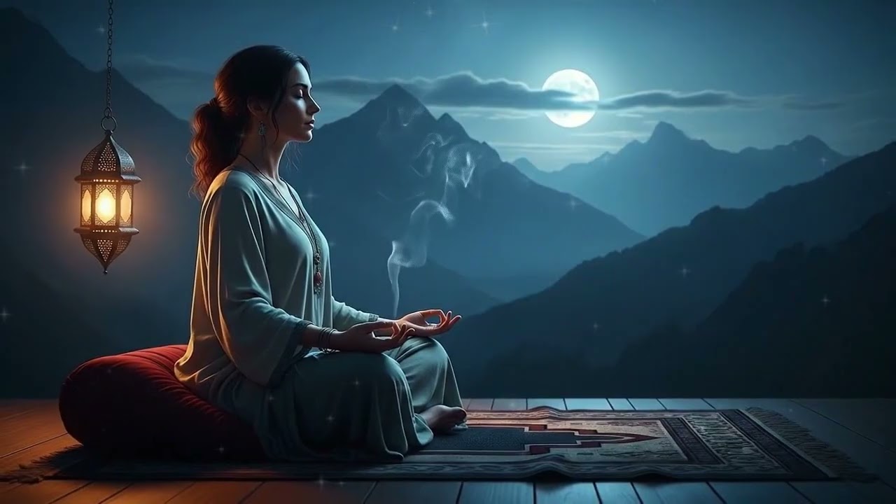 Sufi Meditation Music Hindi 🌙 Slow Saans Flow for Night Calm