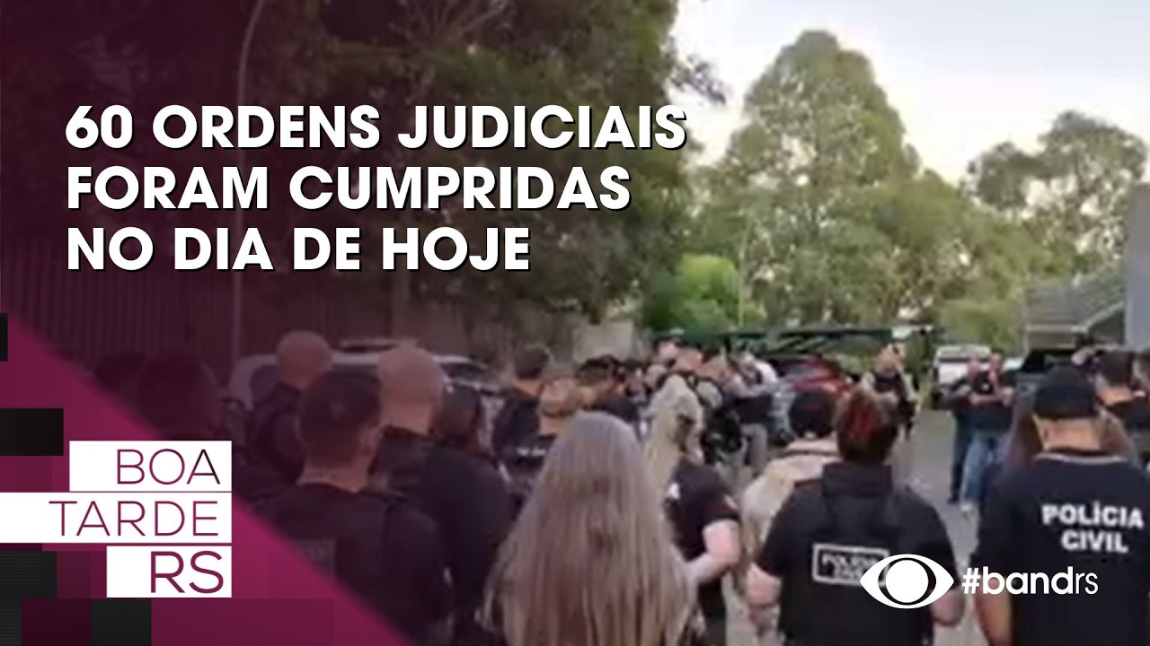 60 ordens judiciais foram cumpridas no dia de hoje