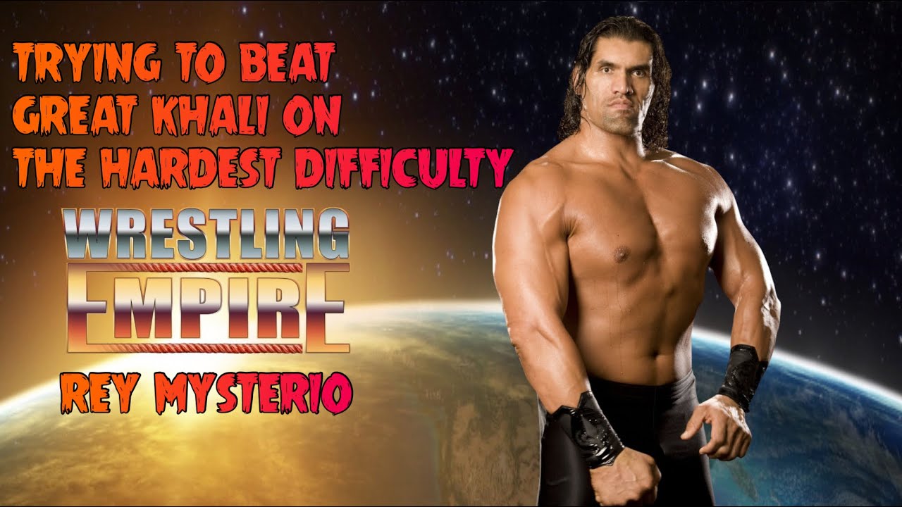 Trying to BEAT Great Khali on the HARDEST Difficulty on Wrestling Empire!