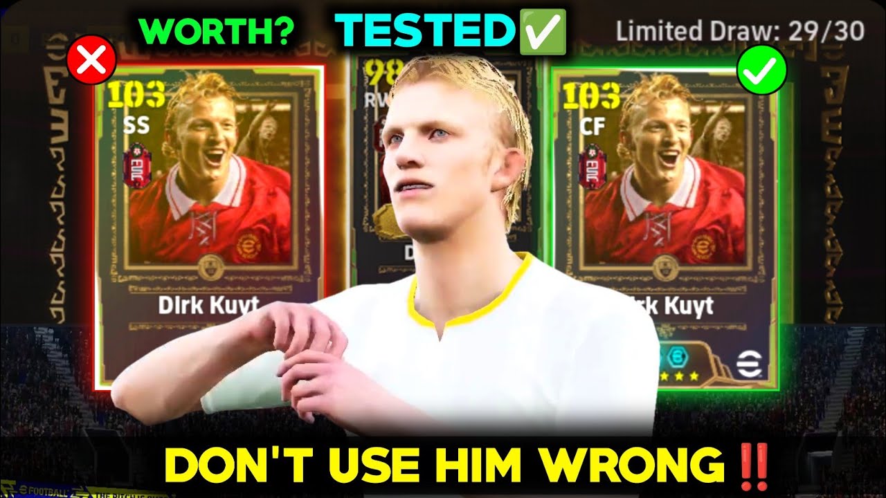 Is 103 Dirk Kuyt REALLY Worth It? 😳| Best progression | Kuyt review efootball 2026