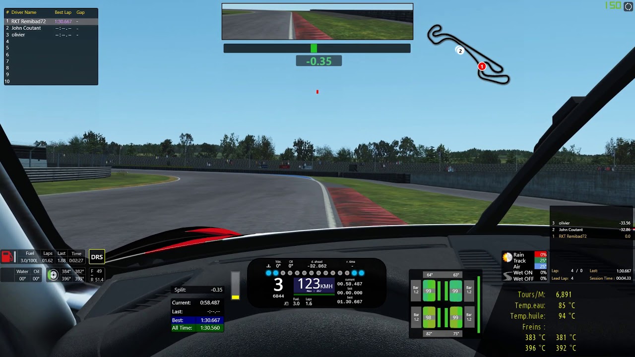 rF2 - Porsche Cup - Nogaro - 1:30.406