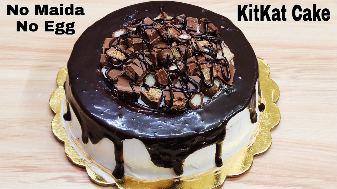 KitKat Cake Without Maida, Egg, Oven | Super Delicious Cake | किटकेट केक बनाए बिना मैदा,अंडे,ऑवन के|