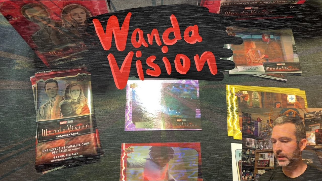 Opening two WandaVision Blaster Boxes with Retail Exclusive Yellow Parallels Upper Deck Pack Opening