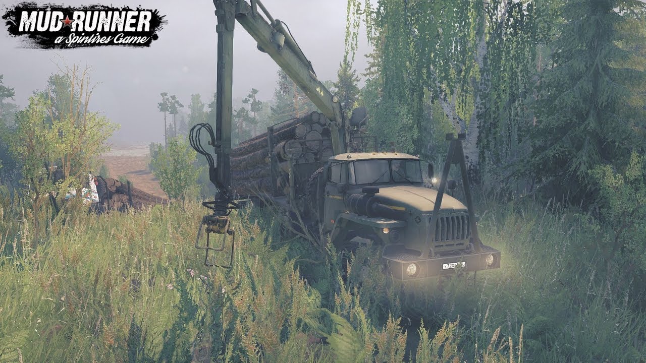 SPINTIRES MUDRUNNER Прохождение карты 