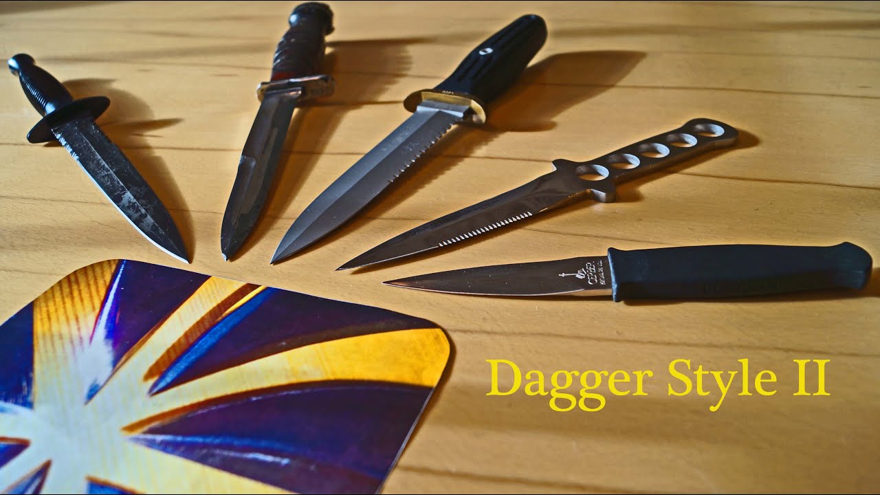 vintage Dagger Style Knives II Gerber Herbertz Böker PAL Al Mar Loveless Applegate Fairbairn Sykes