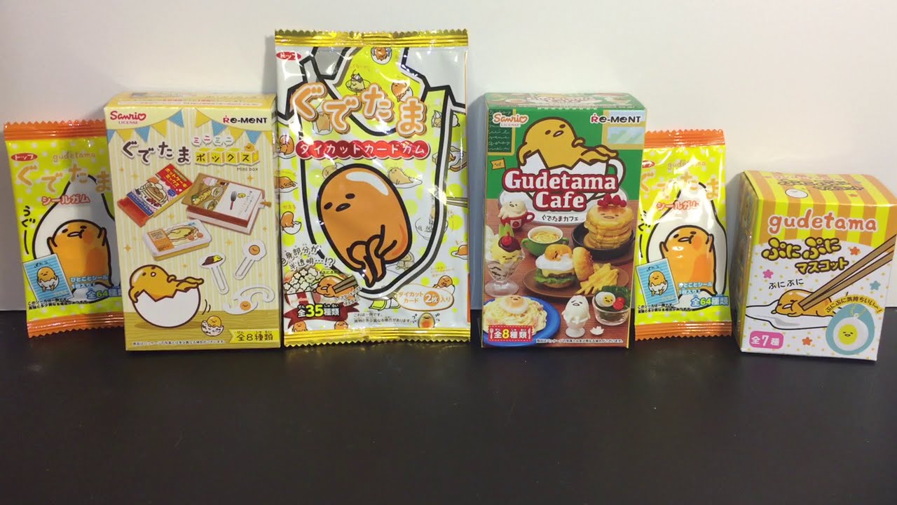 Unboxing Gudetama Sanrio & Re-ment Japanese Blind Boxes