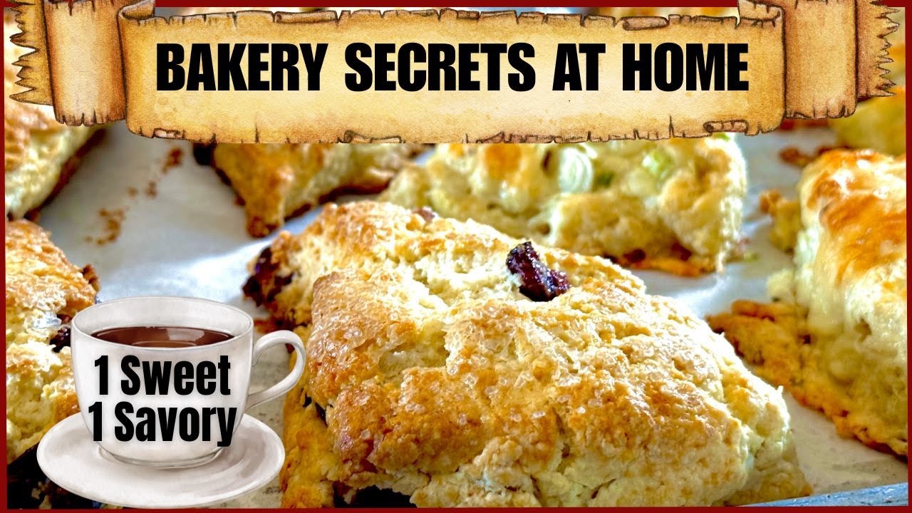 1 Sweet & 1 Savory Scone Recipe You'll Love | HWL Baking Secrets