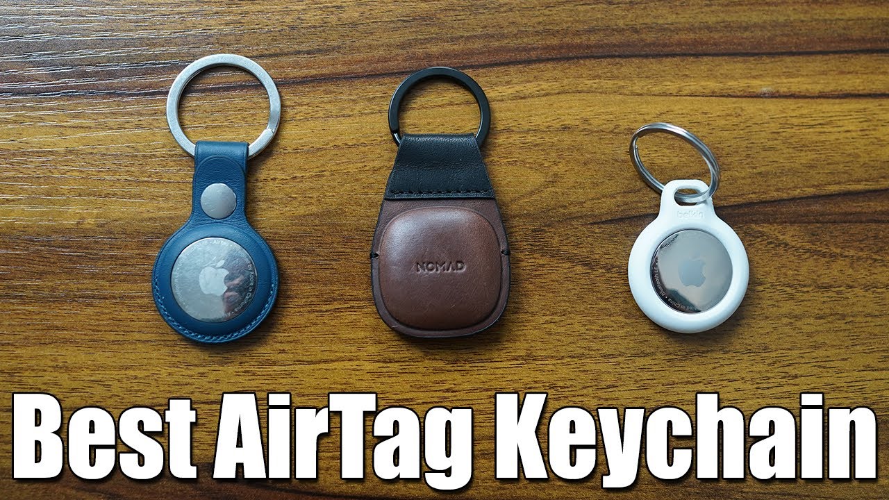 Best Apple AirTag Leather Keychain